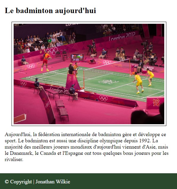 Image à reproduire en HTML