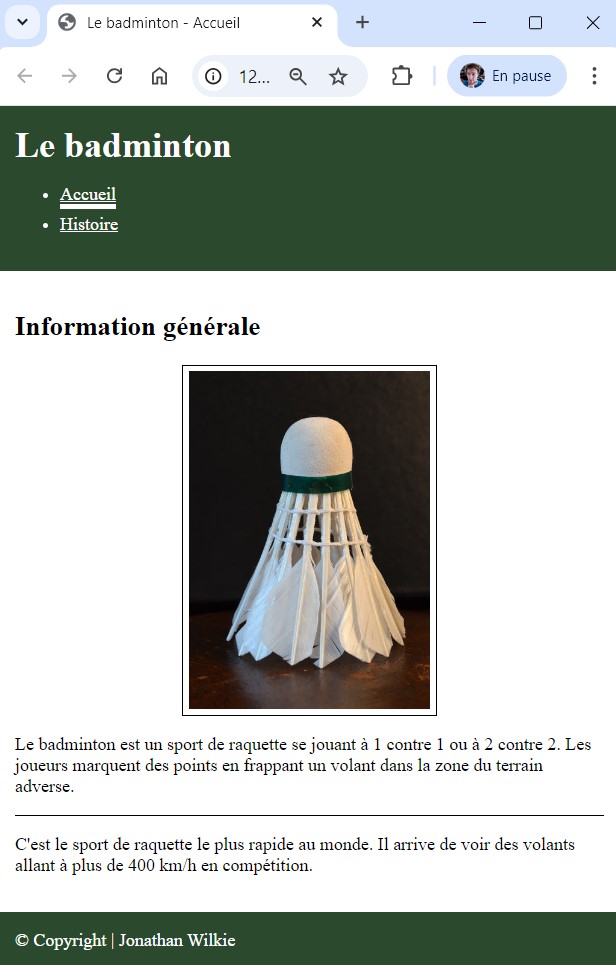 Image à reproduire en HTML