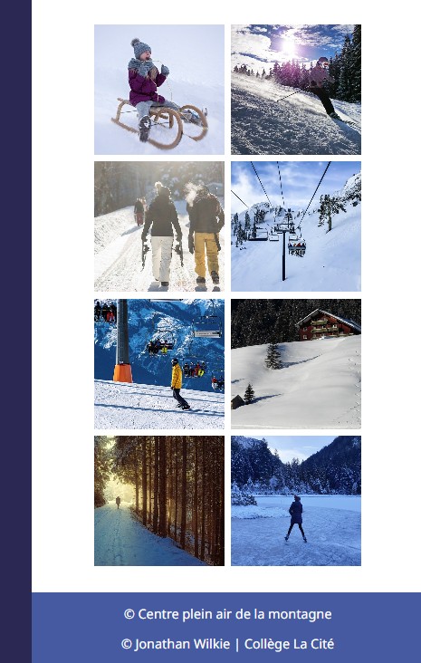 Image à reproduire en CSS - Petit écran - Partie 2