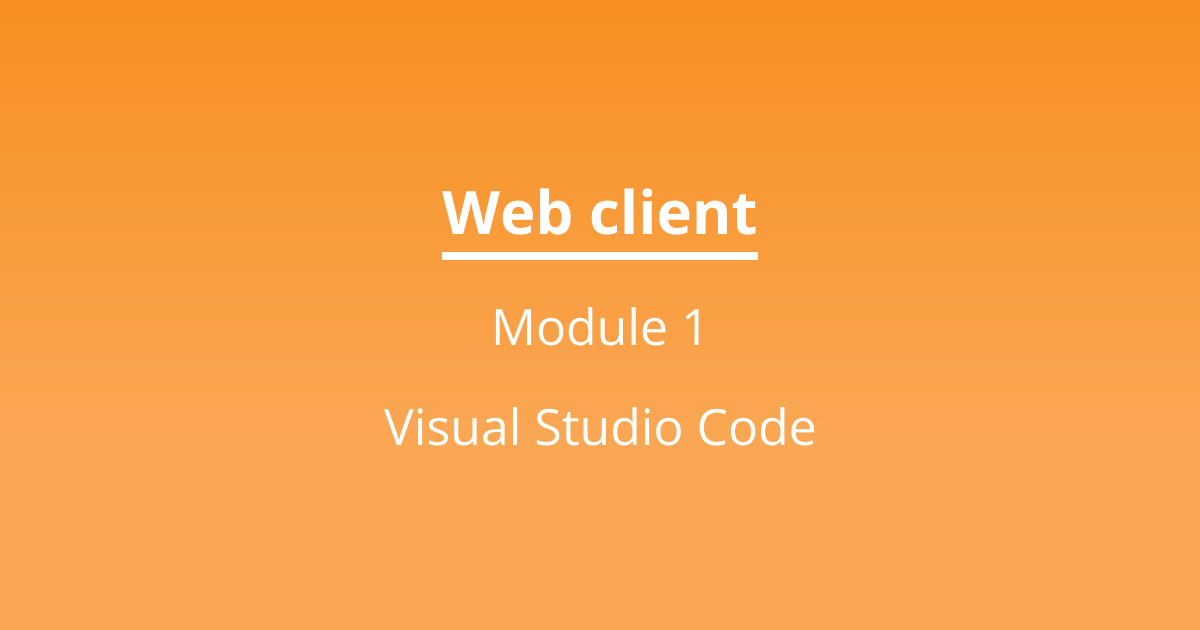 Visual Studio Code | Web client